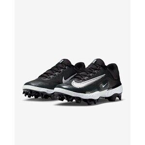 Nike Alpha Huarache Elite 4 MCS Baseball Cleat Grey/White FD6221-003 Mens Size 8